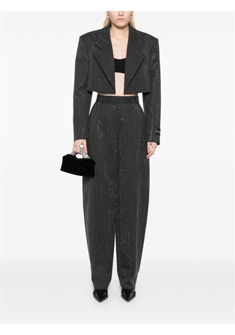 Grey high-waist crystal-embellished trousers  Alexander wang  - women ALEXANDER WANG | 1WC1254695010